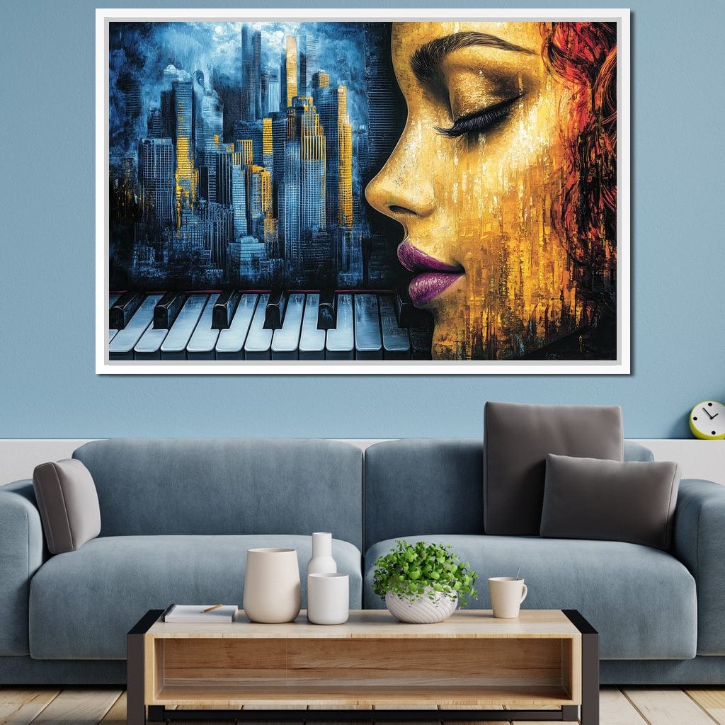 Harmony of Urban Elegance Canvas Wall Art