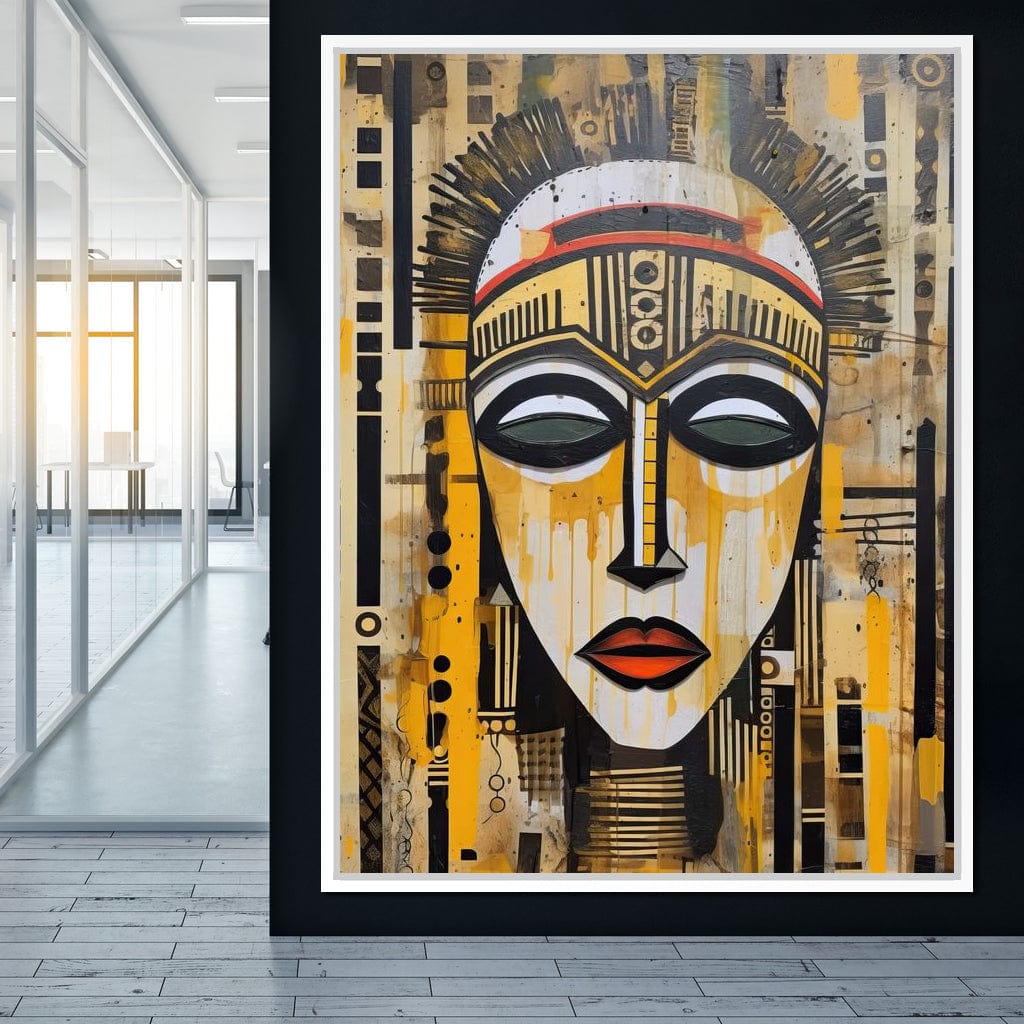 Tribal Mask 04 Canvas Wall Art