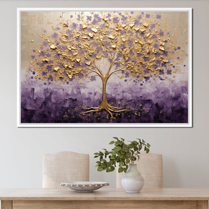 Golden Lisse Celebration Canvas Wall Art