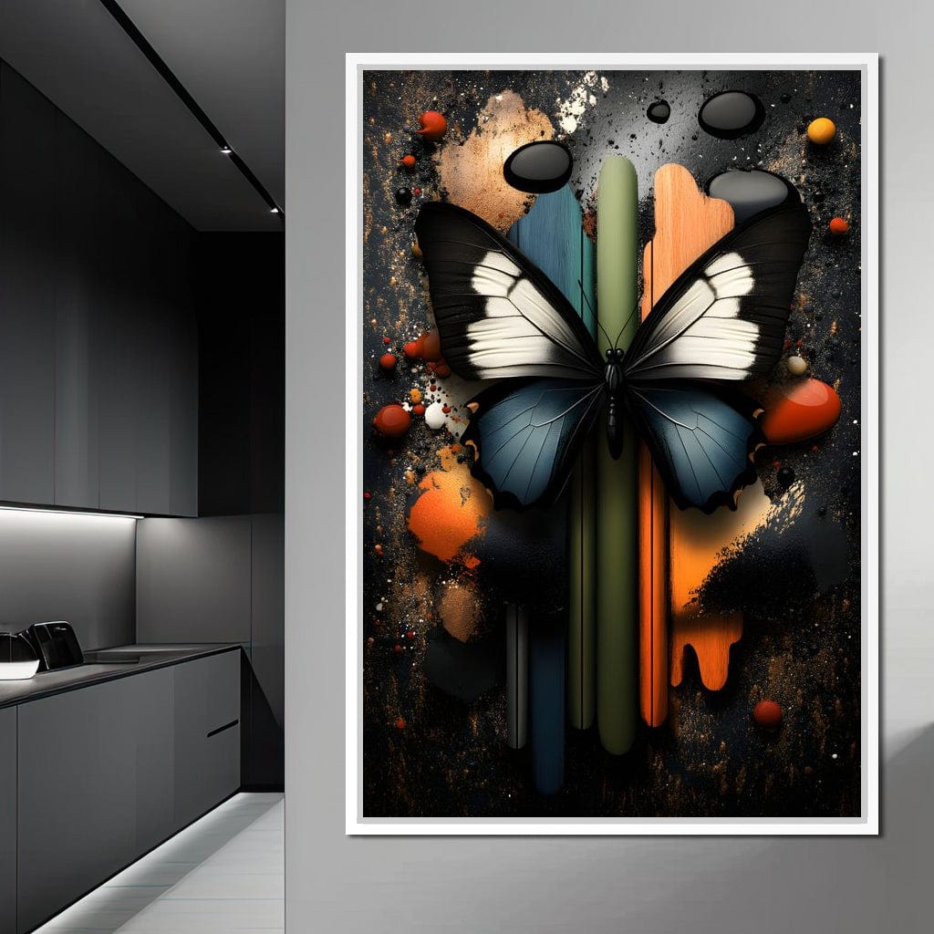 Butterfly Dreamscape Fusion Canvas Wall Art