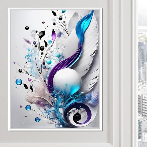 Purity and light Canvas Wall Art
