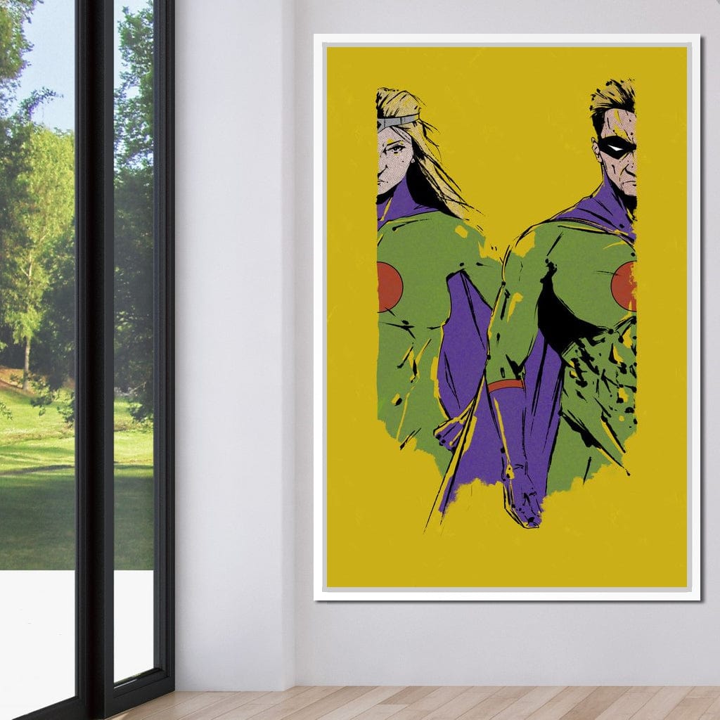 Superheroes Canvas Wall Art