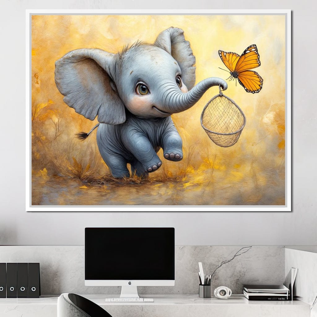 Innocence on a Golden Breeze Canvas Wall Art