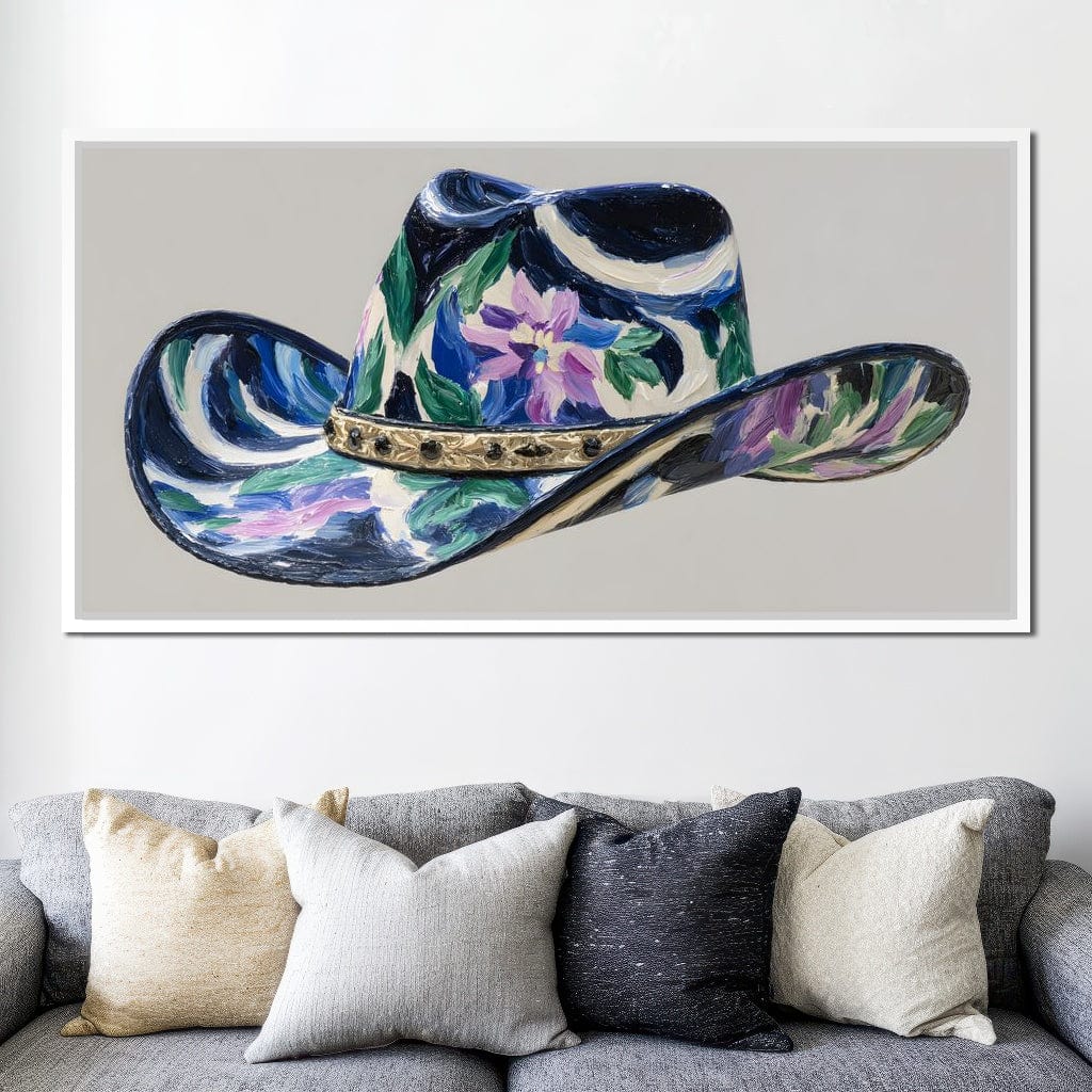 Floral Western Dreamscape Canvas Wall Art