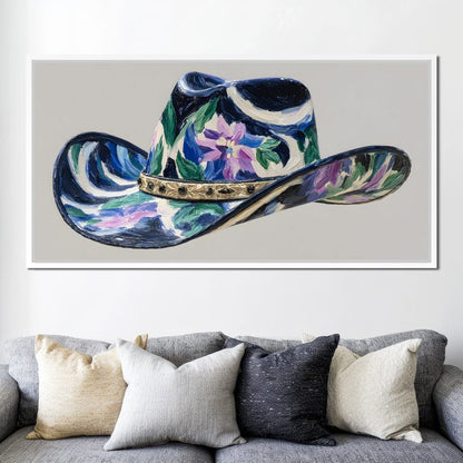 Floral Western Dreamscape Canvas Wall Art