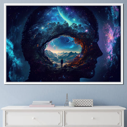 Living Inside My Head Canvas Wall Art