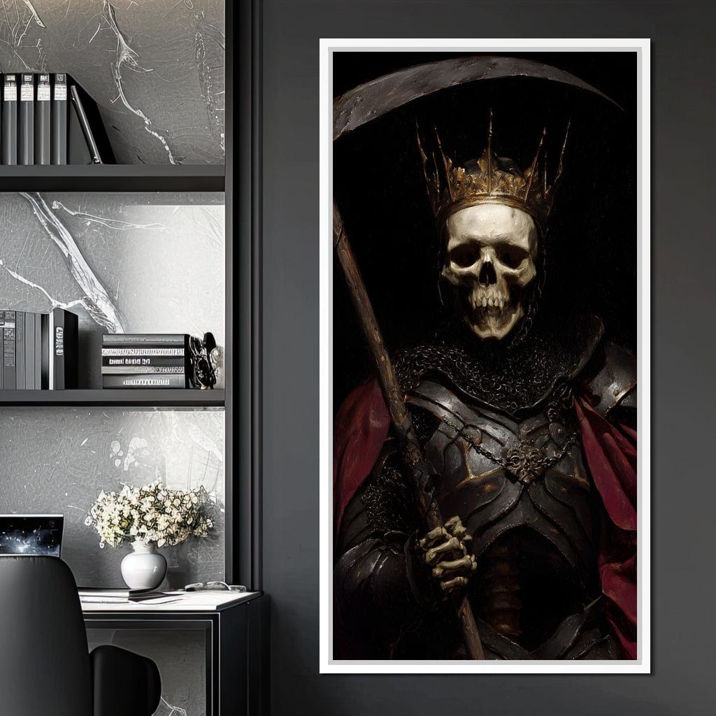 King of Bone and Shadow Reign Canvas Wall Art