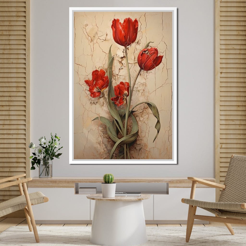 Tulips Resilience Dance Canvas Wall Art