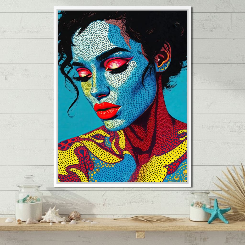 Abstract Seduction Canvas Wall Art