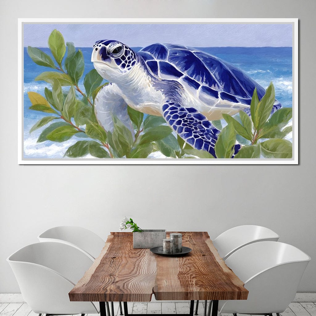 Ocean Voyager Sea Turtle Breeze Canvas Wall Art