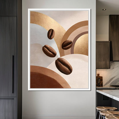 Java Coffee Beans Canvas Wall Art