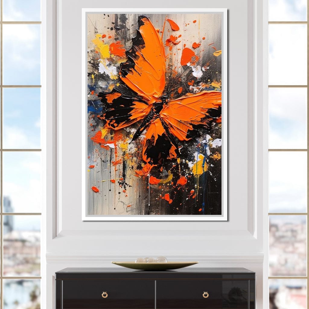 Radiant Lepidoptera Canvas Wall Art