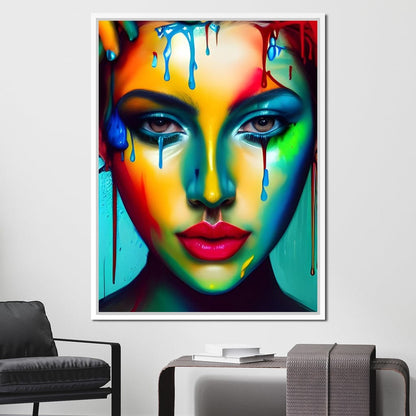 Messy Beauty 002 Canvas Wall Art