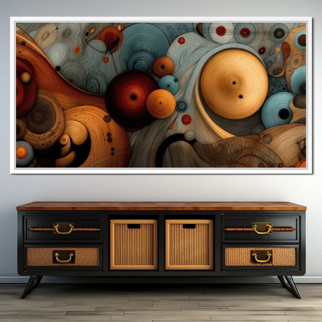 Microcosm Swirl Canvas Wall Art