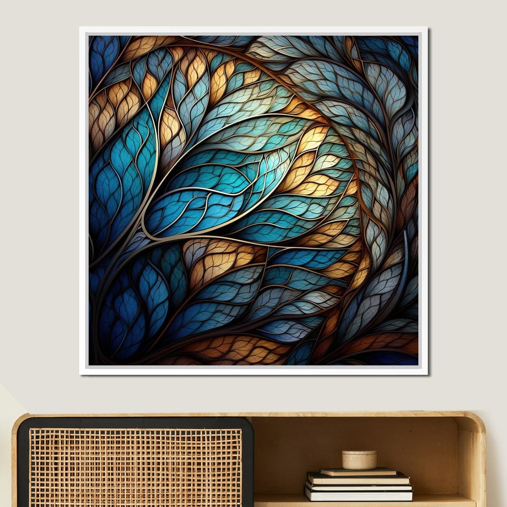 Mosaic Treescape Canvas Wall Art