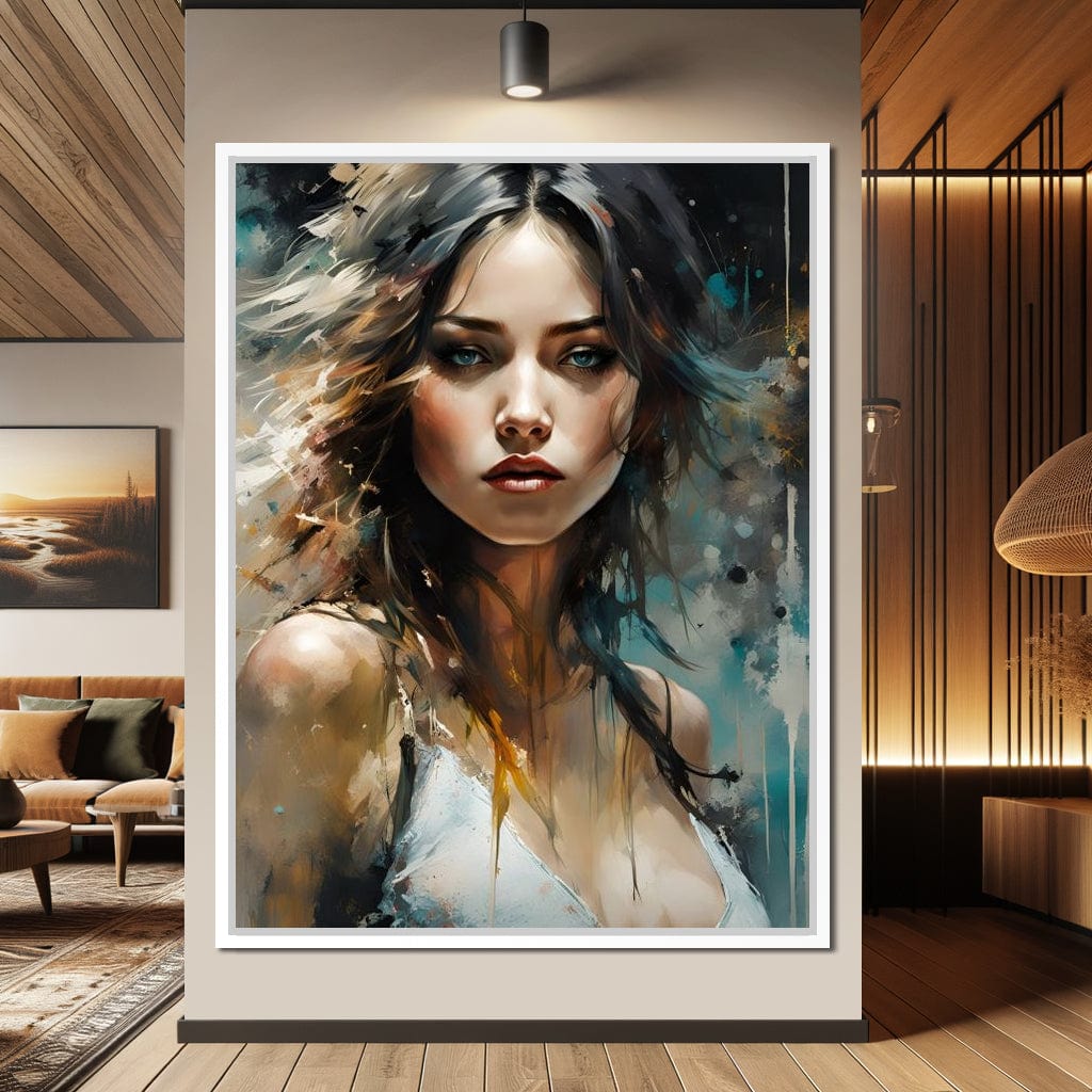 Female Portrait 0026 Canvas Wall Art
