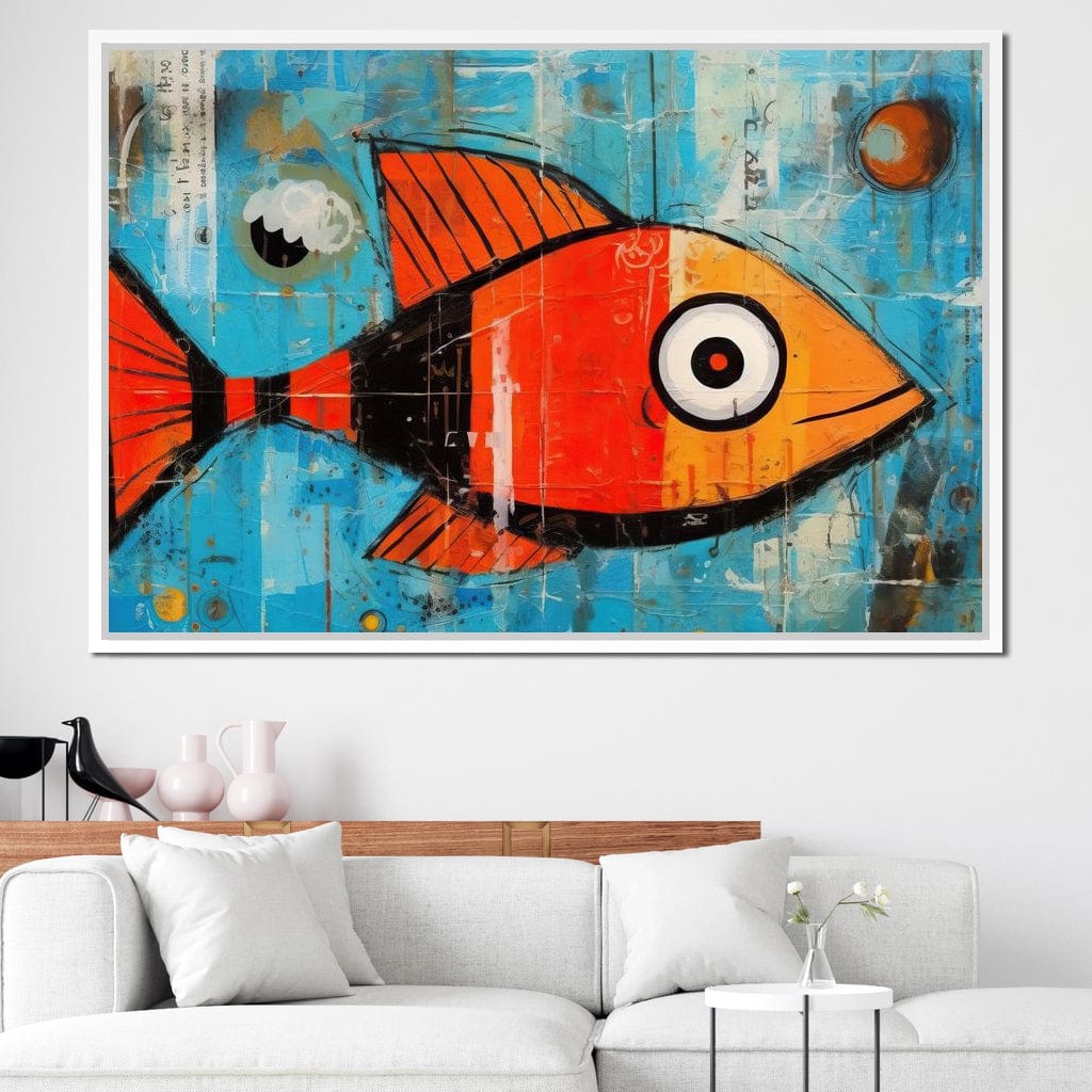 Red Fish Canvas Wall Art