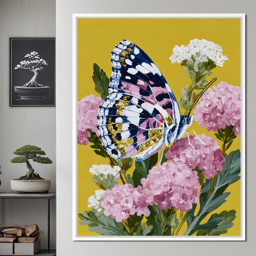Butterfly Garden Radiance Canvas Wall Art