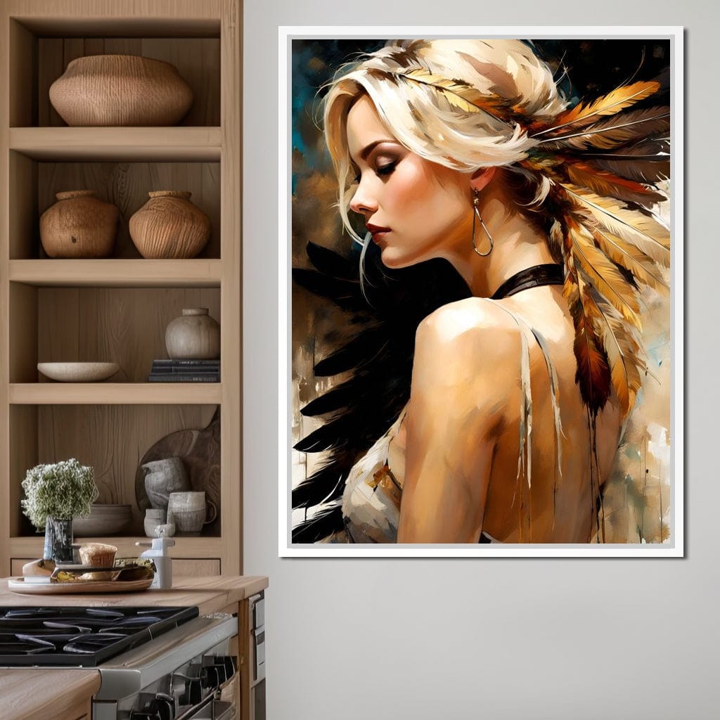 Female Portrait 0024 Canvas Wall Art
