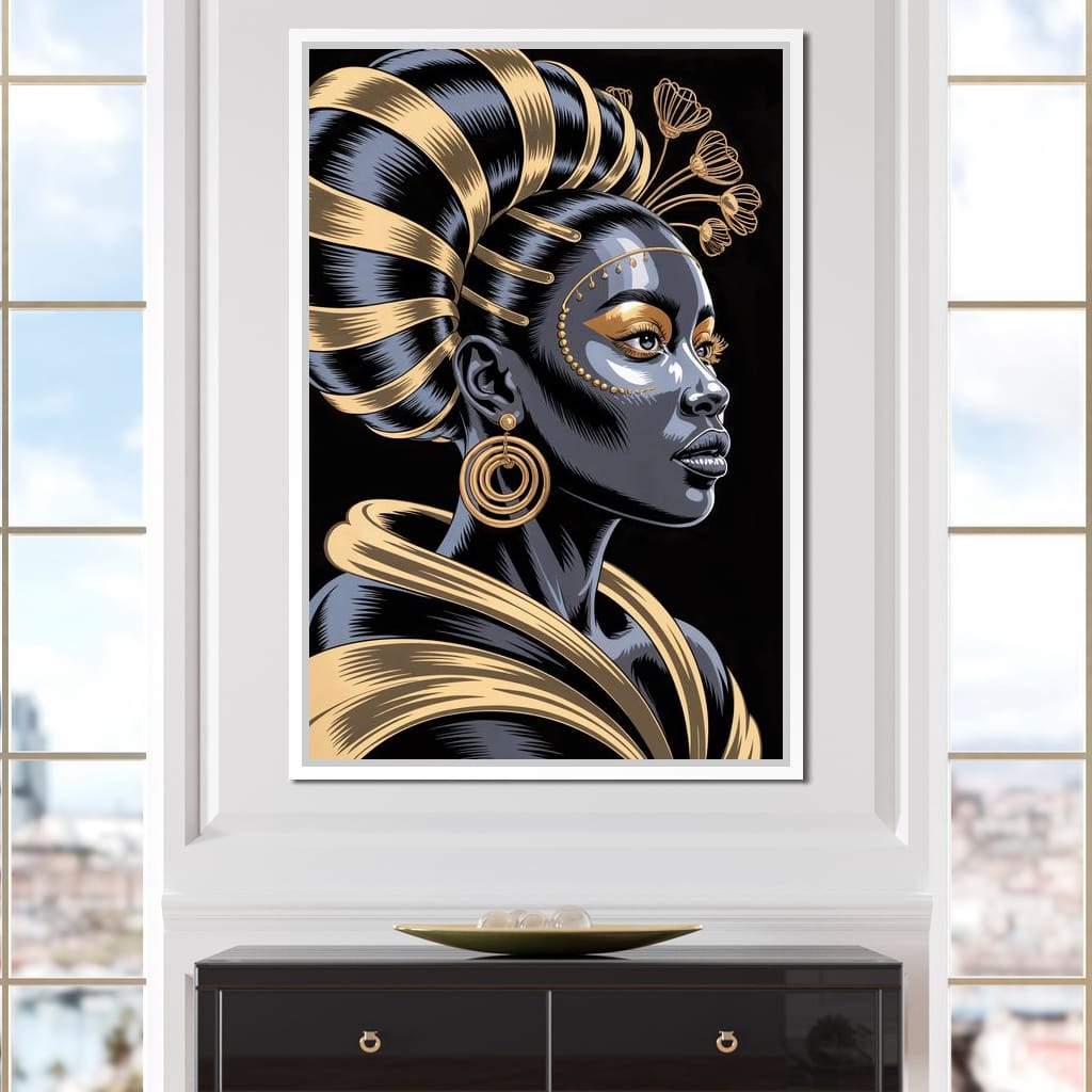 The Gilded Goddess Canvas Wall Art
