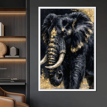 Gilded Majesty of the Wild Canvas Wall Art