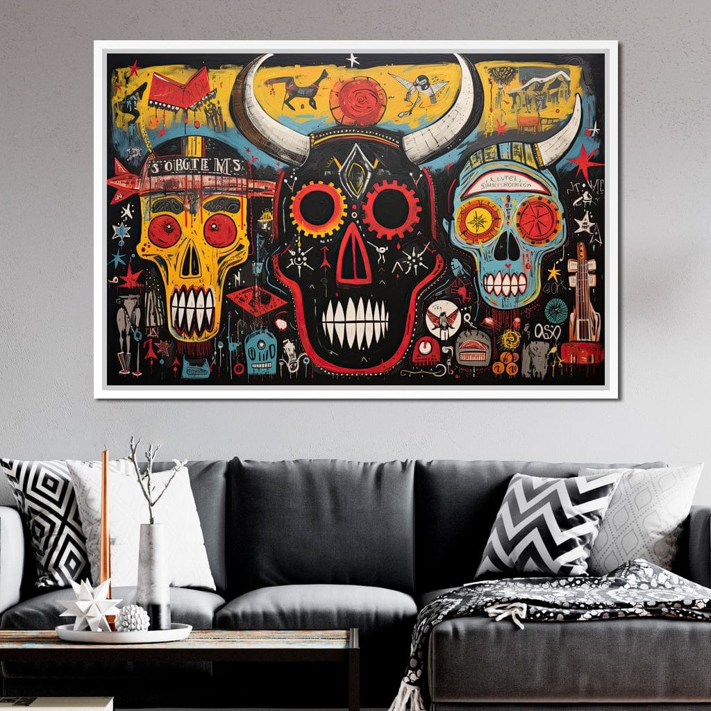 Mystic North American Totems Canvas Wall Art