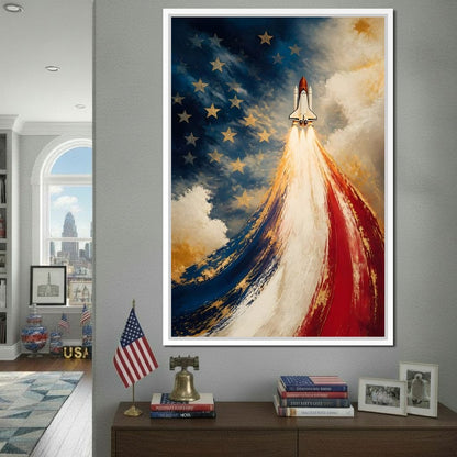 Ascending The National Spirit Canvas Wall Art