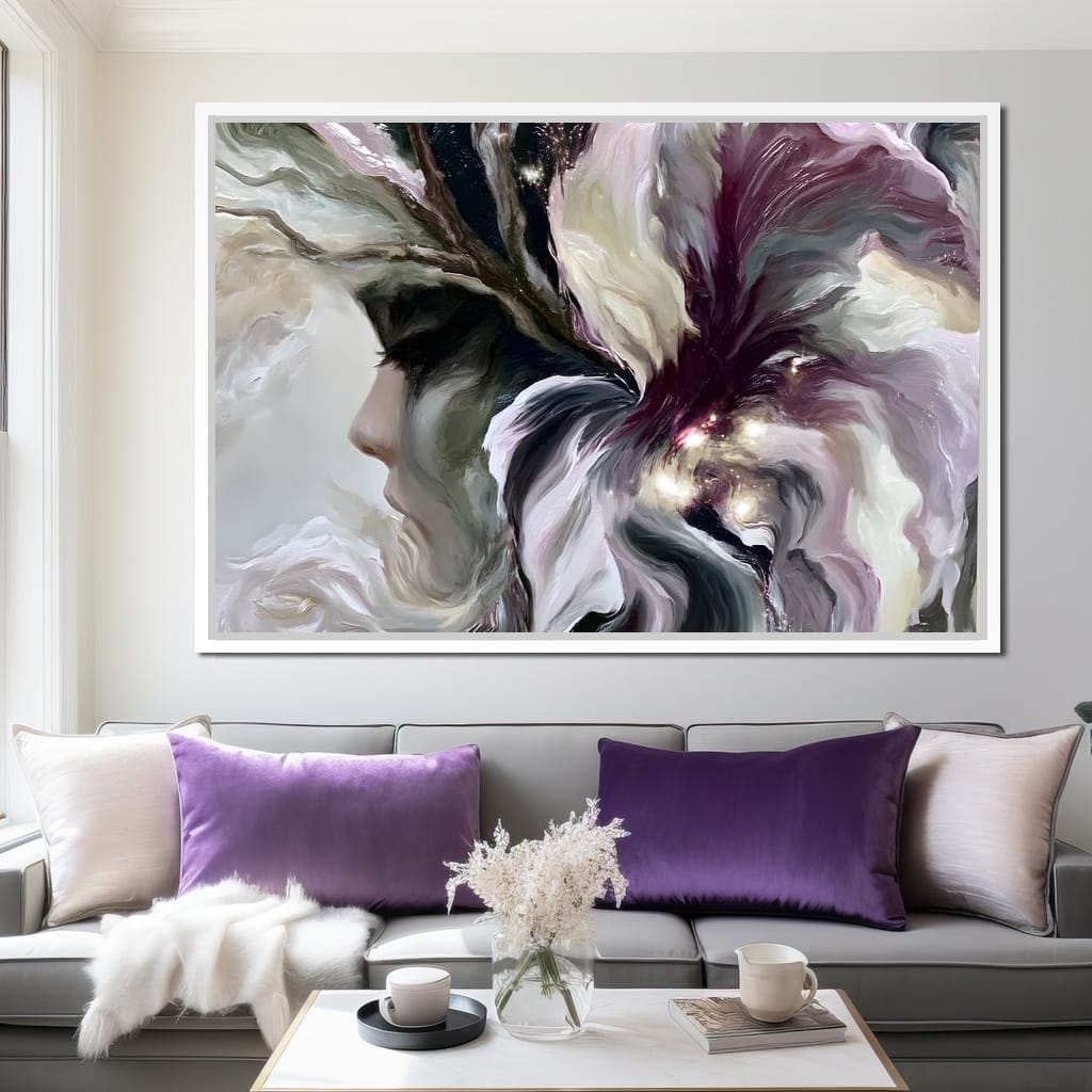Fallen Petals Of A Silent Mind Canvas Wall Art
