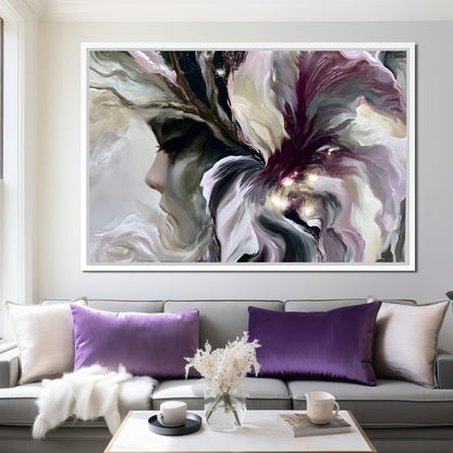 Fallen Petals Of A Silent Mind Canvas Wall Art