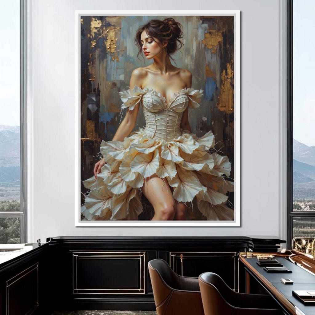Female Portrait 334 Canvas Wall Art