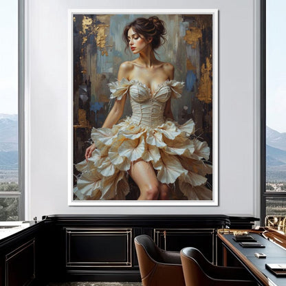 Female Portrait 334 Canvas Wall Art