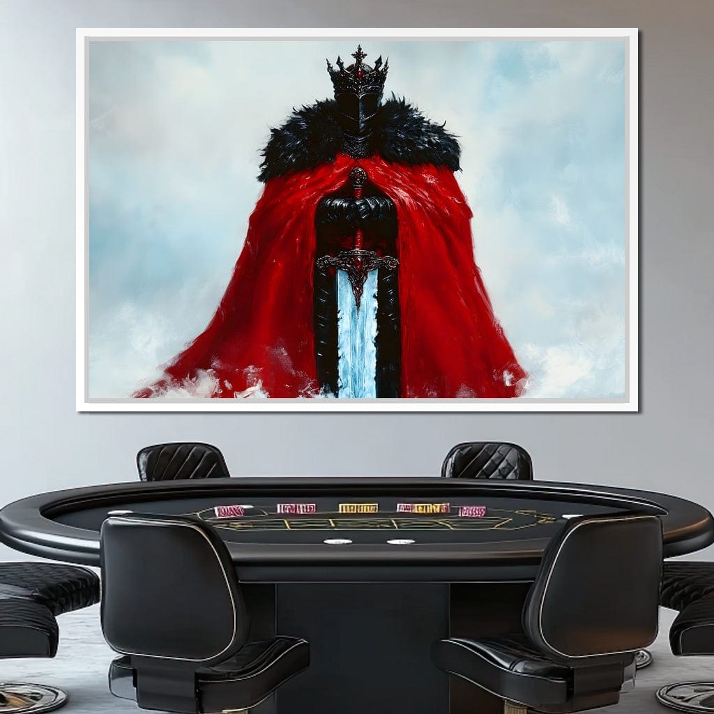 Majestic Knightly Valor Canvas Wall Art