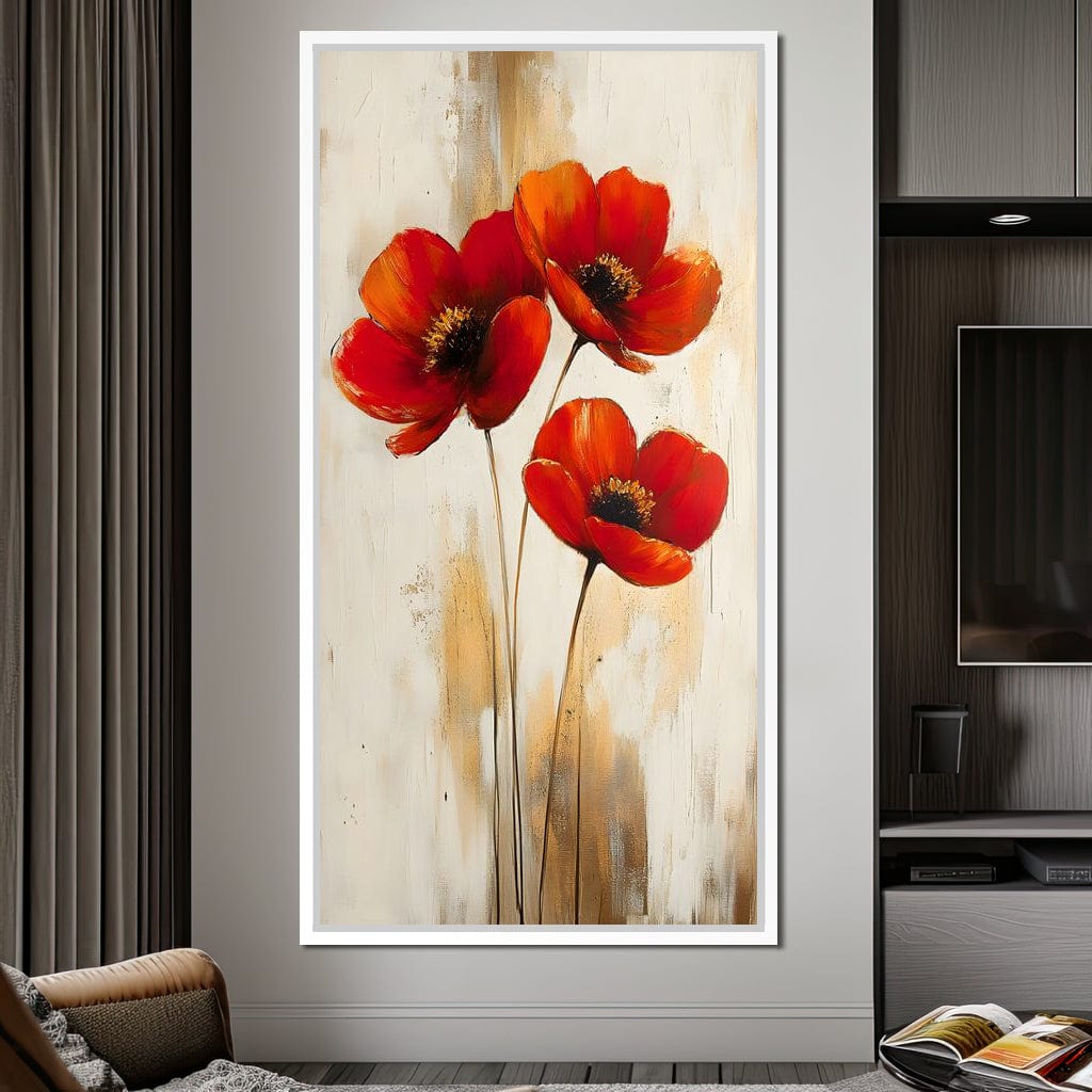 Summer Petal Dance Canvas Wall Art
