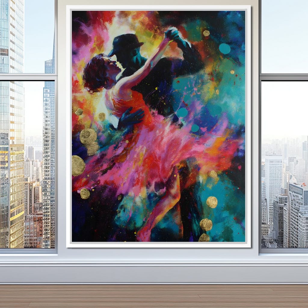 Midnight Tango Color Storm Canvas Wall Art