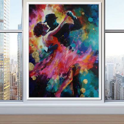 Midnight Tango Color Storm Canvas Wall Art