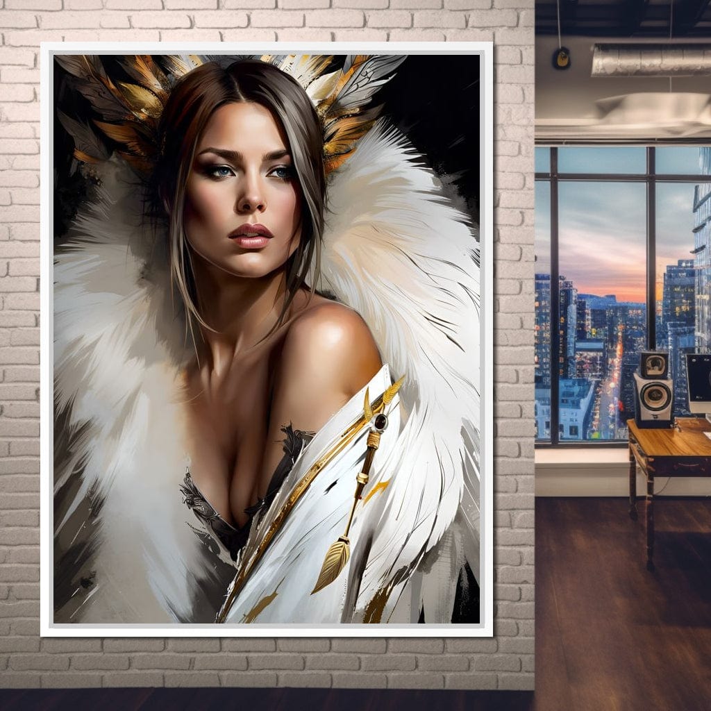Female Portrait 161 Canvas Wall Art