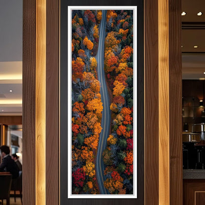 Autumn Road Trip Canvas Wall Art