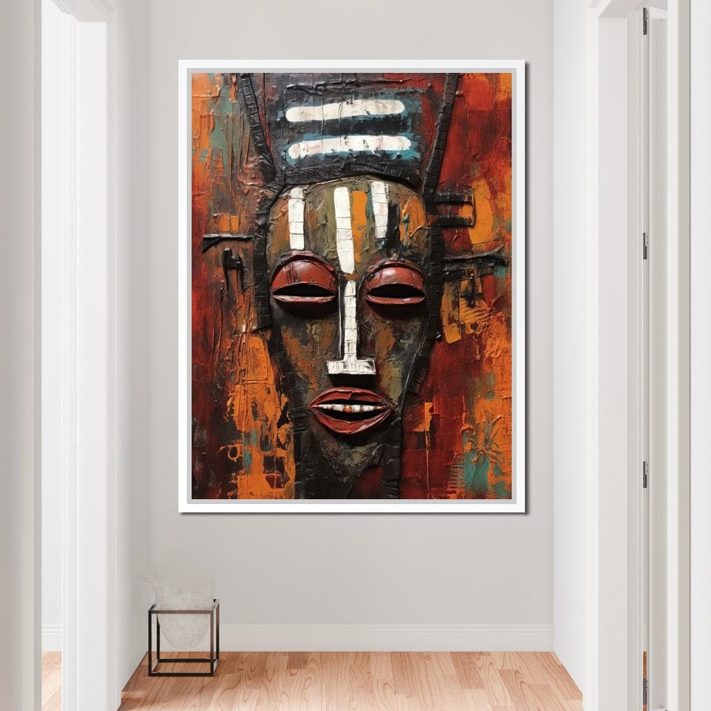 Tribal Mask 02 Canvas Wall Art