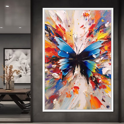Chromatic Butterfly Euphoria Canvas Wall Art