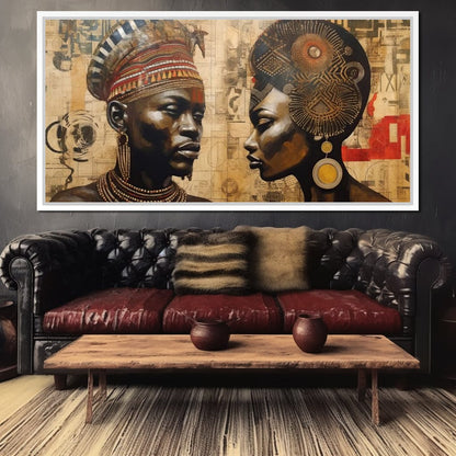 African Portrait Zithembe Canvas Wall Art