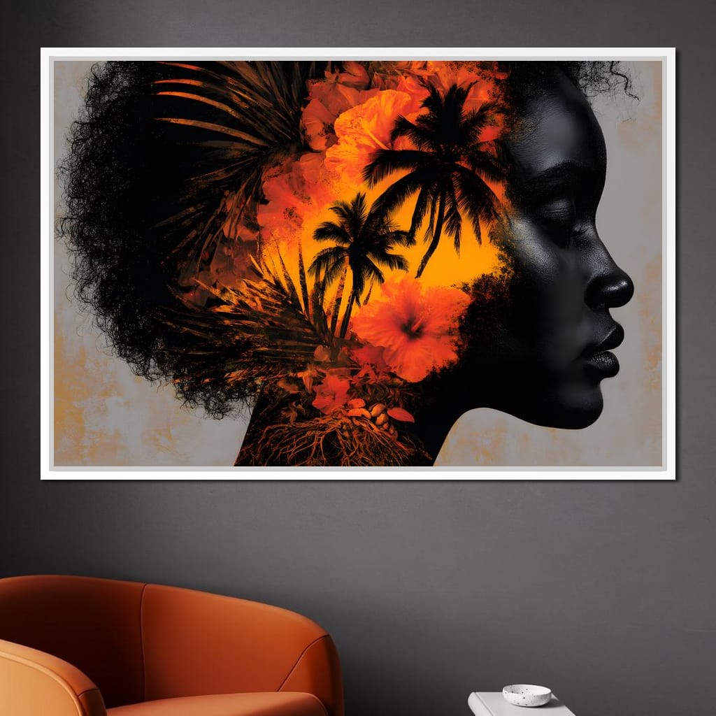 Tropical Mind Tropical Soul Canvas Wall Art