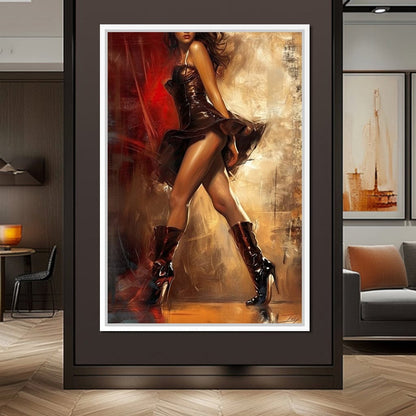 Alluring Strides Canvas Wall Art