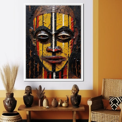 Tribal Mask 09 Canvas Wall Art