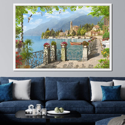 Italian Promenade Canvas Wall Art