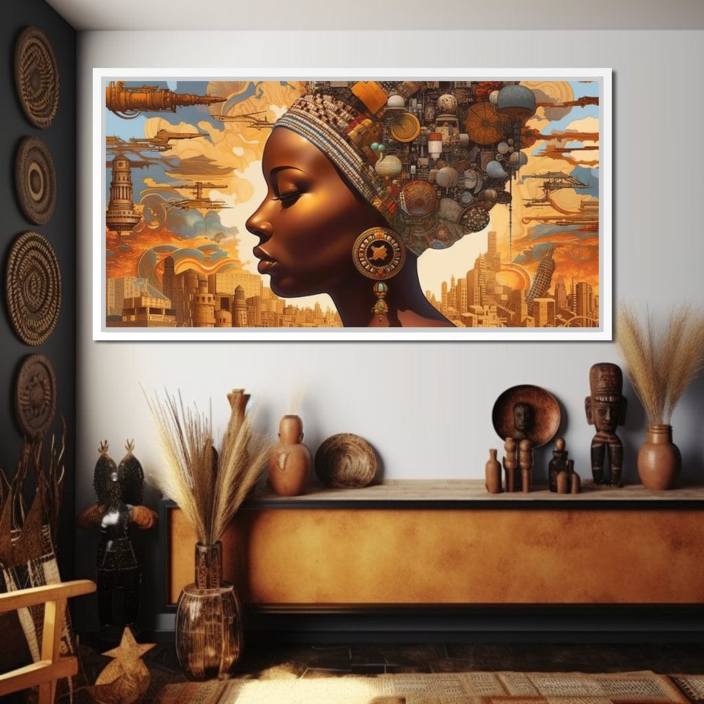 African Portrait Izula Canvas Wall Art