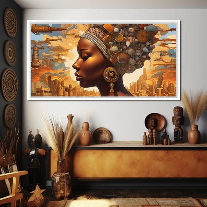 African Portrait Izula Canvas Wall Art
