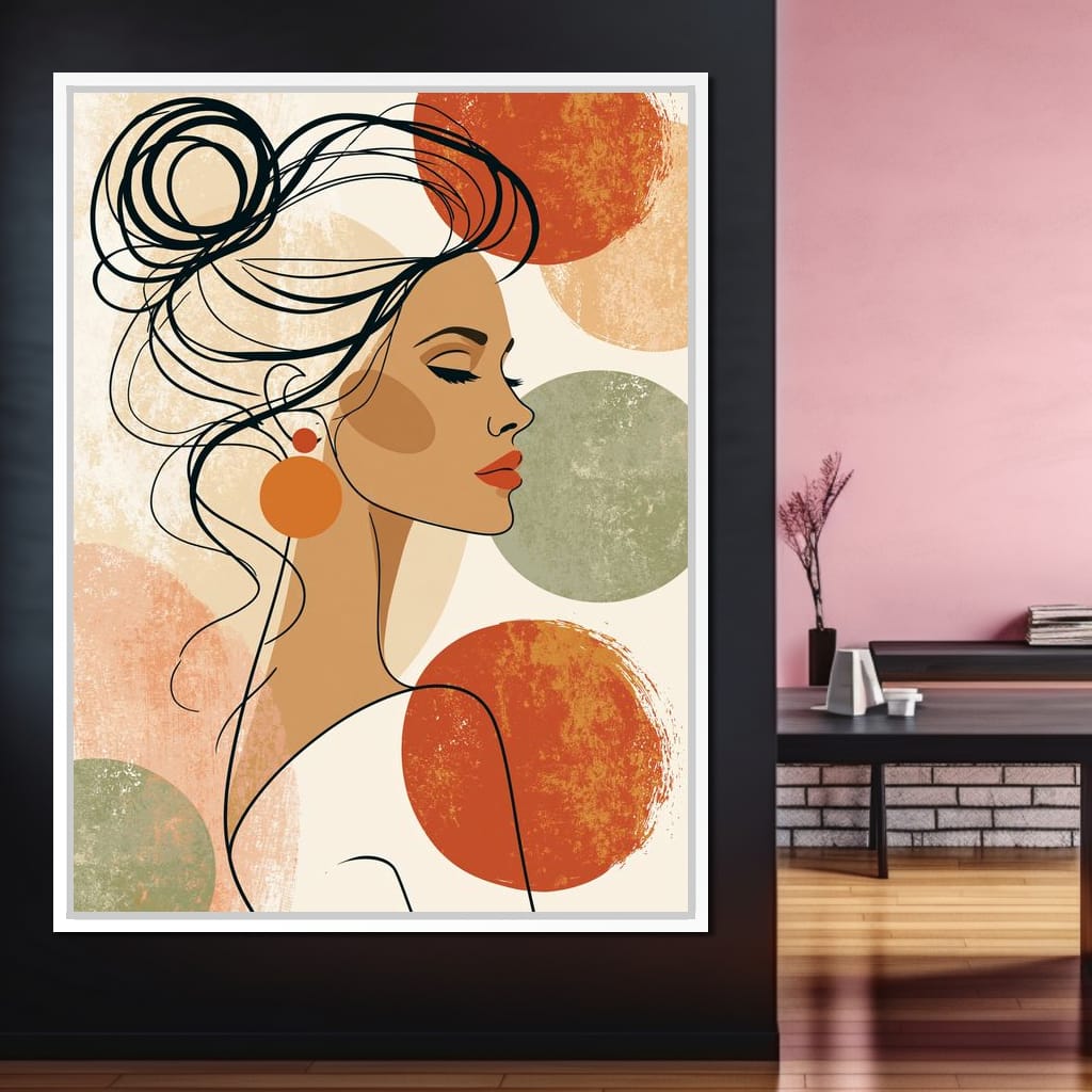 Reflections of a Soft Summer Evening Canvas Wall Art