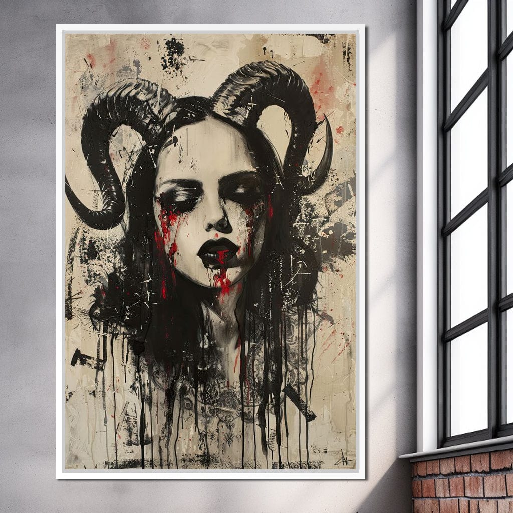 Dark Majesty Unveiled Canvas Wall Art
