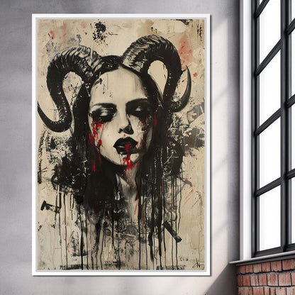 Dark Majesty Unveiled Canvas Wall Art