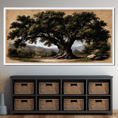 Guardian of the Ancient Hollow Canvas Wall Art